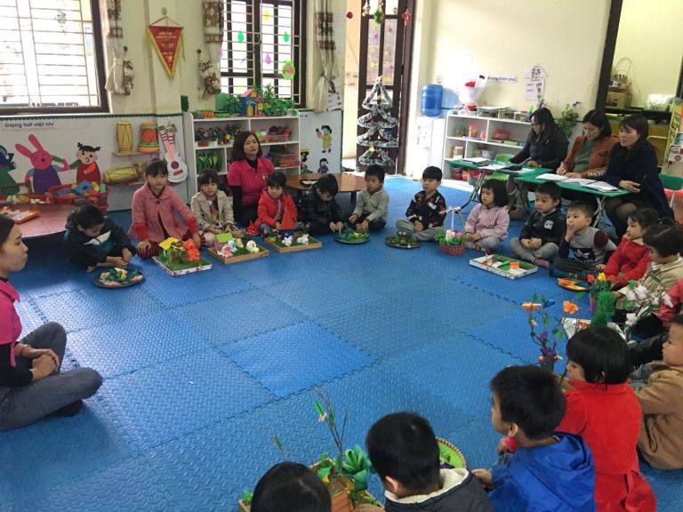 Cuộc sống một ngày của bé mầm non