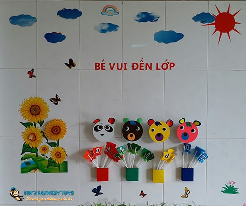 Đồ dùng trang trí lớp mầm non các bé nhìn là thích