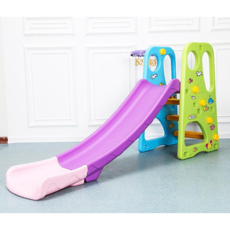 Cầu trượt bóng rổ nhập khẩu Vân Anh sản phẩm hỗ trợ vận động cùng bé