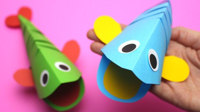 Hướng dẫn Cách làm đồ chơi con vật ngộ nghĩnh từ bìa cứng