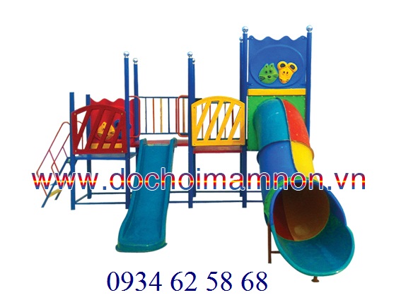 Cầu trượt ống 4 sàn CT 018