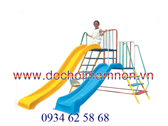 Cầu trượt máng cao máng thấp CT 023