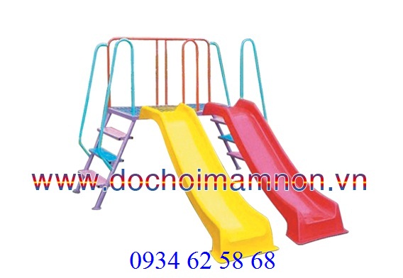 Cầu trượt 2 máng song song_CT 027