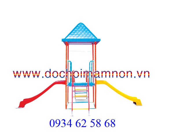 Cầu trượt 2 máng kép_CT 029