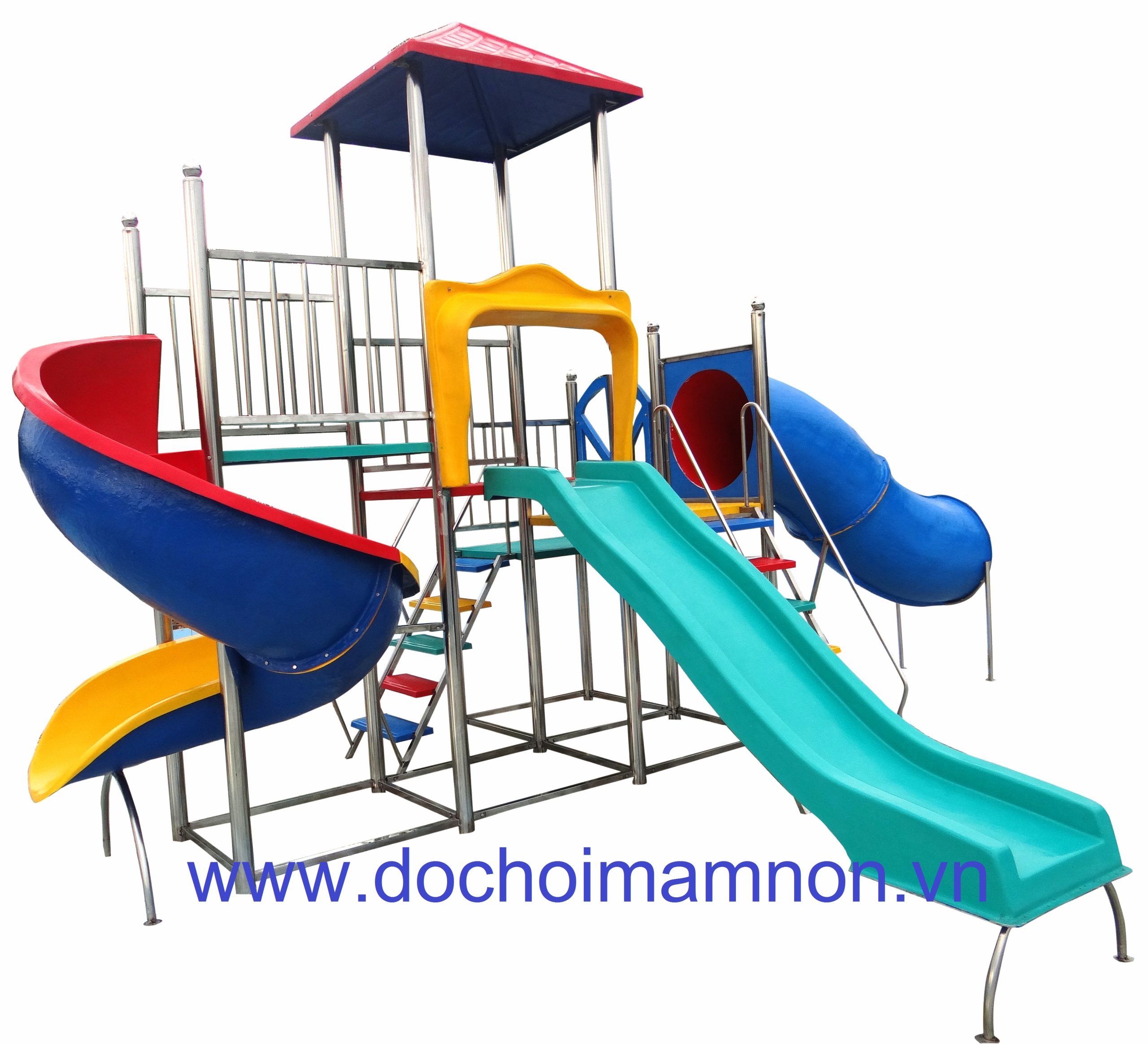 Cầu trượt ống 3 sàn_CT 124