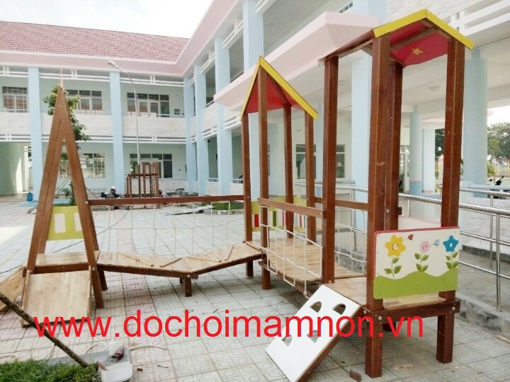 Liên hoàn cầu trượt gỗ_CT 134