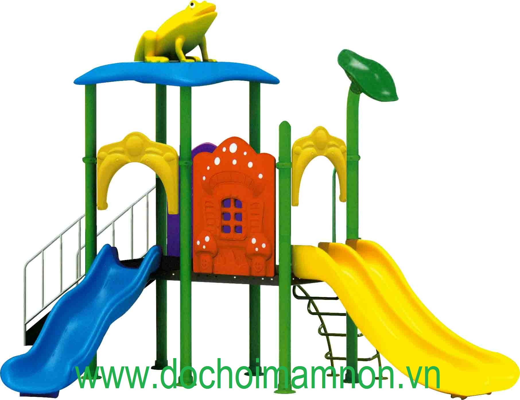 Nhà chơi 2 khối mái ếch_CTN 041