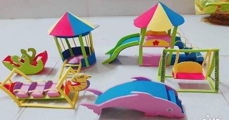 Hình ảnh đồ dùng đồ chơi tự tạo mầm non