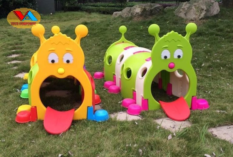 Hầm chui con sâu nhiều màu sắc đáng yêu cho trẻ mầm non