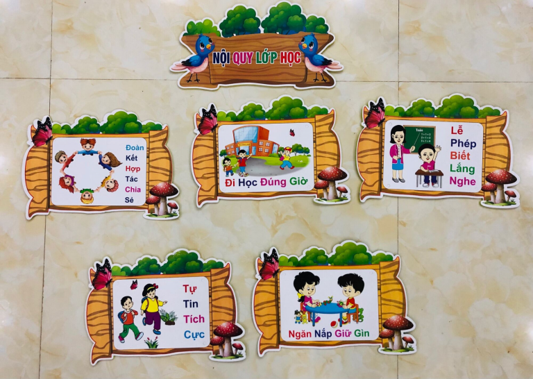 Nội quy lớp học mầm non
