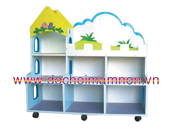 Kệ Lớp Học Bông Hoa_KG 021