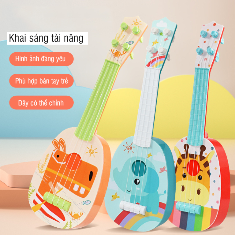 Đàn guitar đồ chơi trẻ em tiện dụng nhỏ xinh cho bé