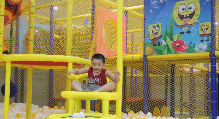 Nhà banh liên hoàn cho nhà giữ trẻ