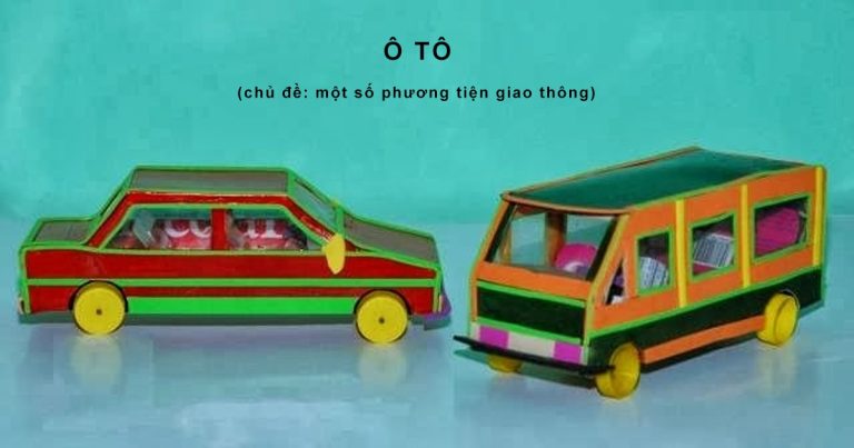 Đồ chơi mầm non chủ đề giao thông