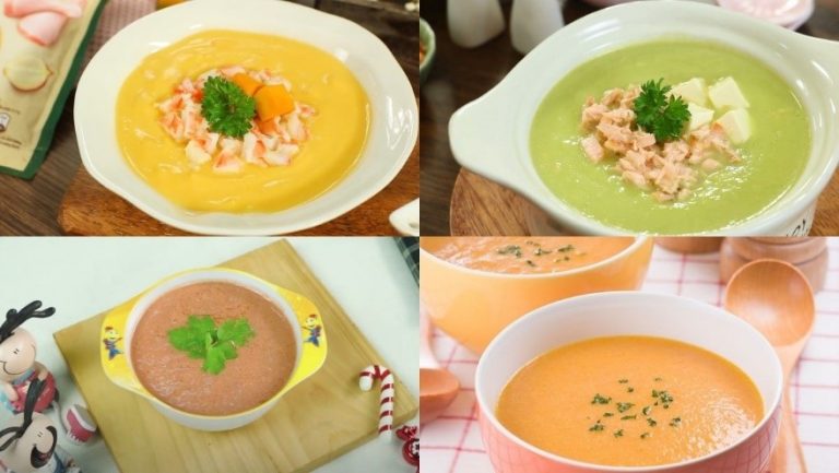 Các món súp dinh dưỡng dành cho bé