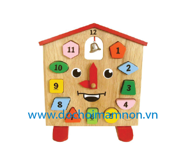 Đồng hồ hình khối cho bé_TB 061