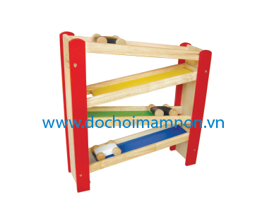 Mô hình đường xe chạy bằng gỗ cho trẻ_TB 097