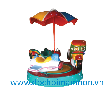 Đu quay điện 3 chỗ có dù_TND 023