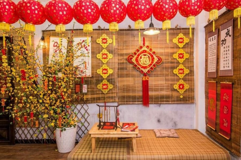 Trang trí tết trường mầm non