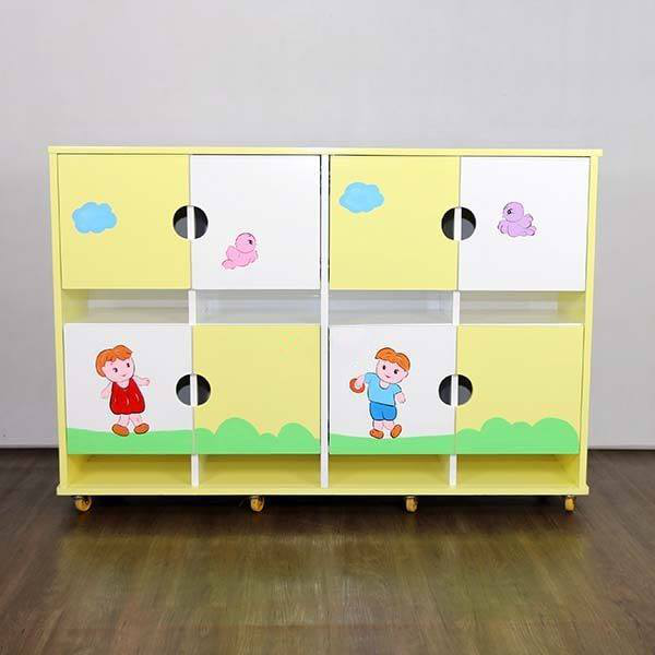 Tủ đựng cặp của bé dánh cho các trường mầm non