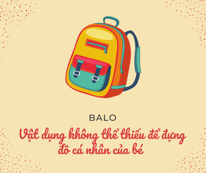 Mua đồ gì cho trẻ bắt đầu đi học mầm non