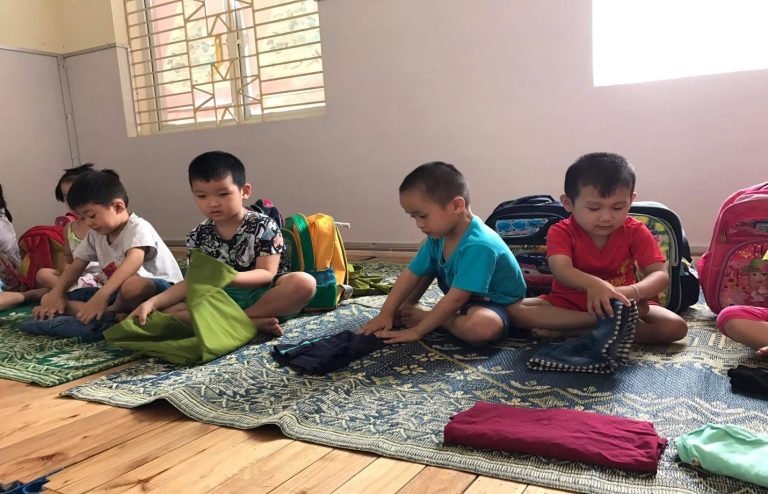 Giáo dục vệ sinh cá nhân cho trẻ mầm non