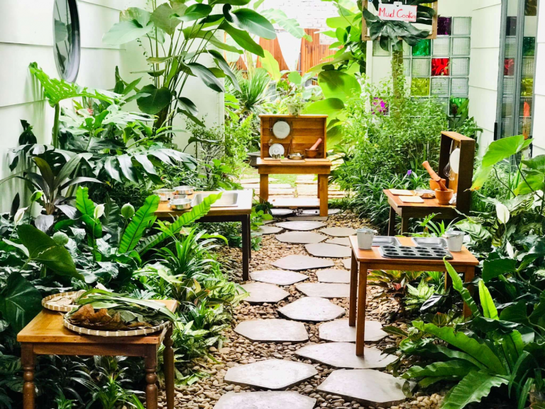 Xây dựng không gian sống xanh cho gia đình có bé tuổi mầm non