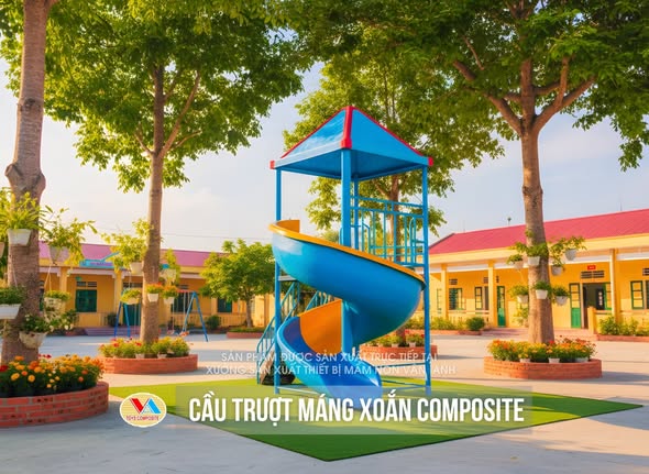 Mẫu cầu trượt ngoài trời CT 025 - Giải pháp cầu trượt mầm non bền đẹp, chi phí hợp lý – phù hợp cho mọi mô hình sân chơi