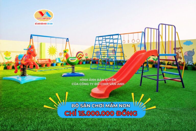 Giải pháp thiết kế sân chơi mầm non trọn bộ tối ưu chi phí