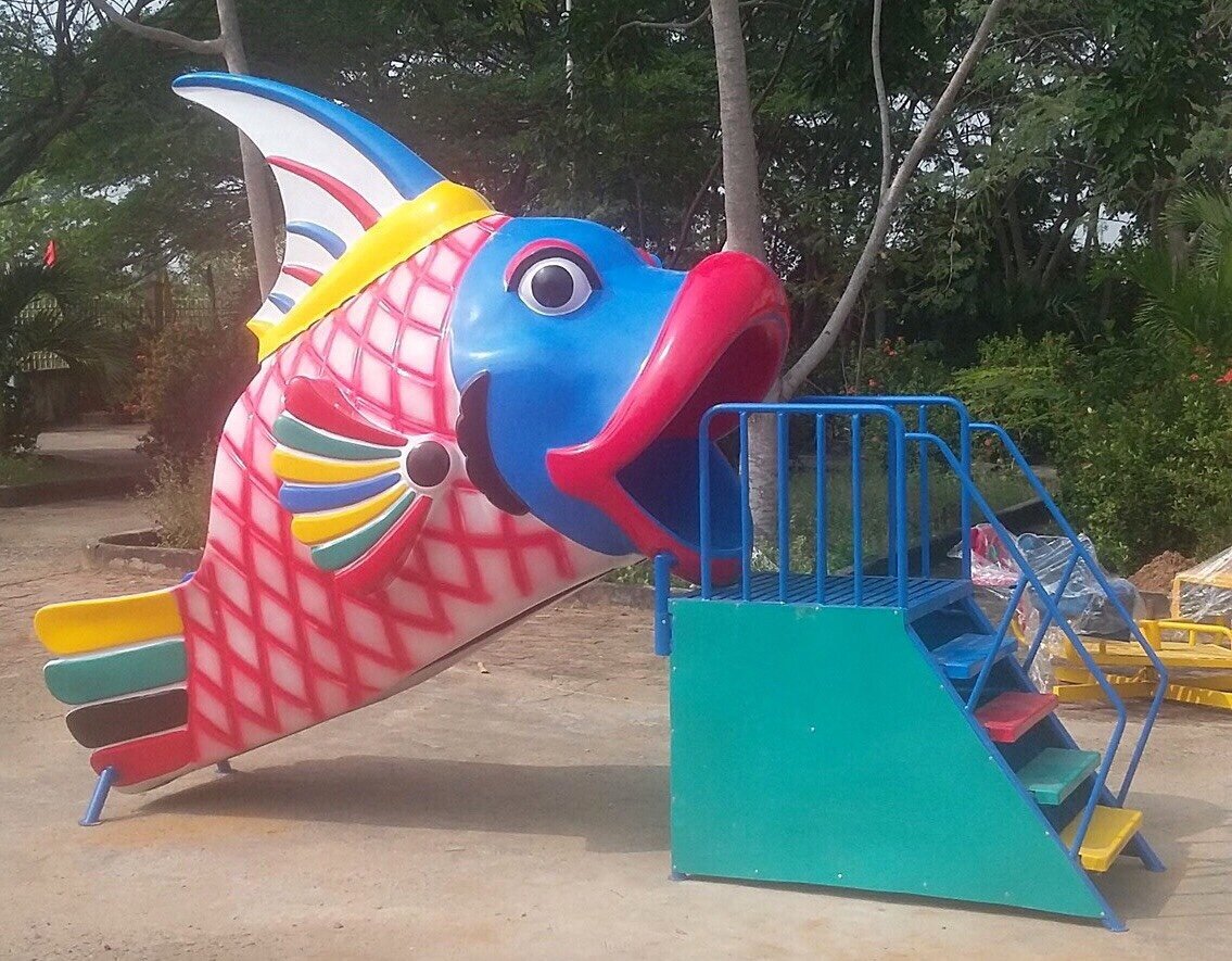 Cầu trượt nhựa composite_CT 082