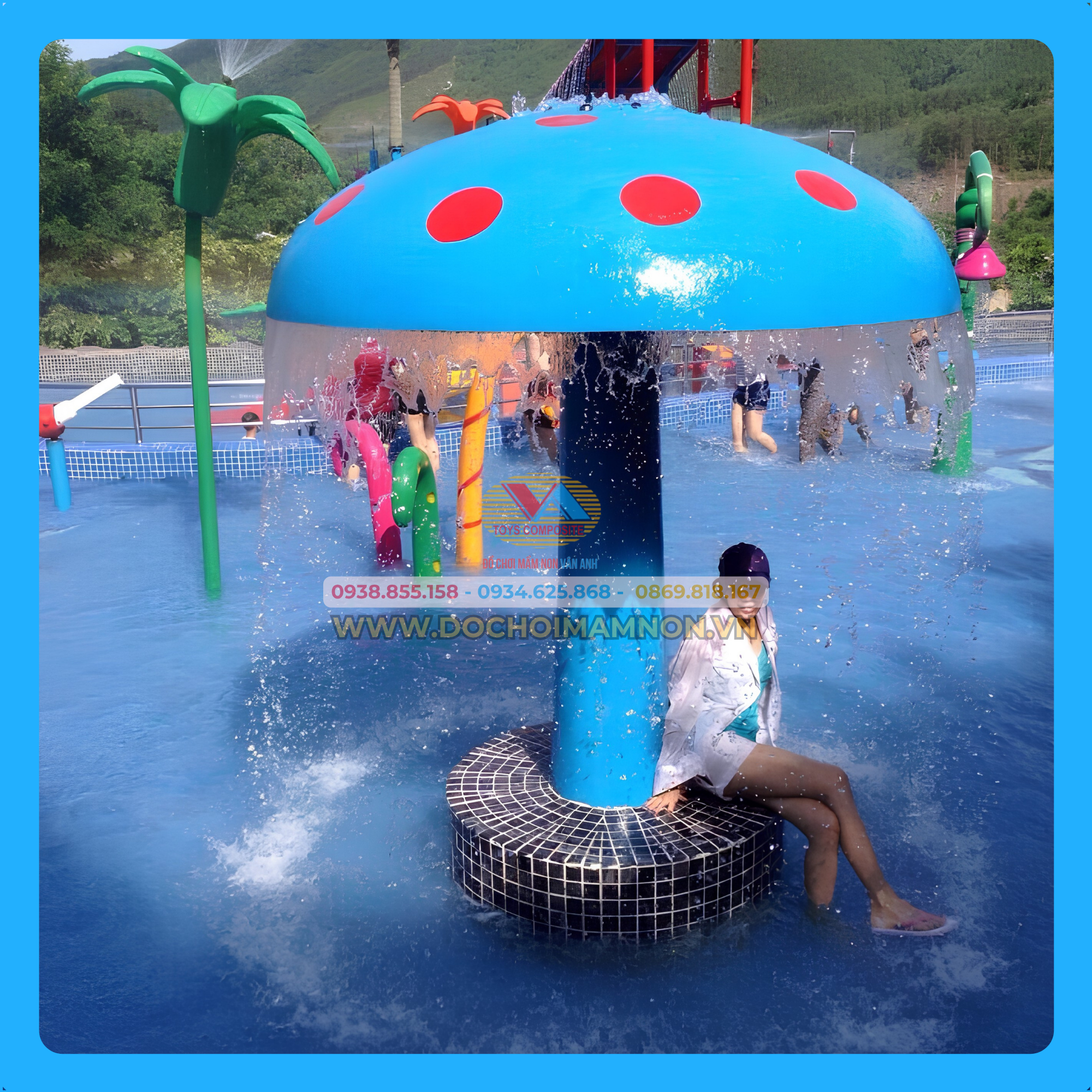 Cầu trượt hồ bơi_HB 001