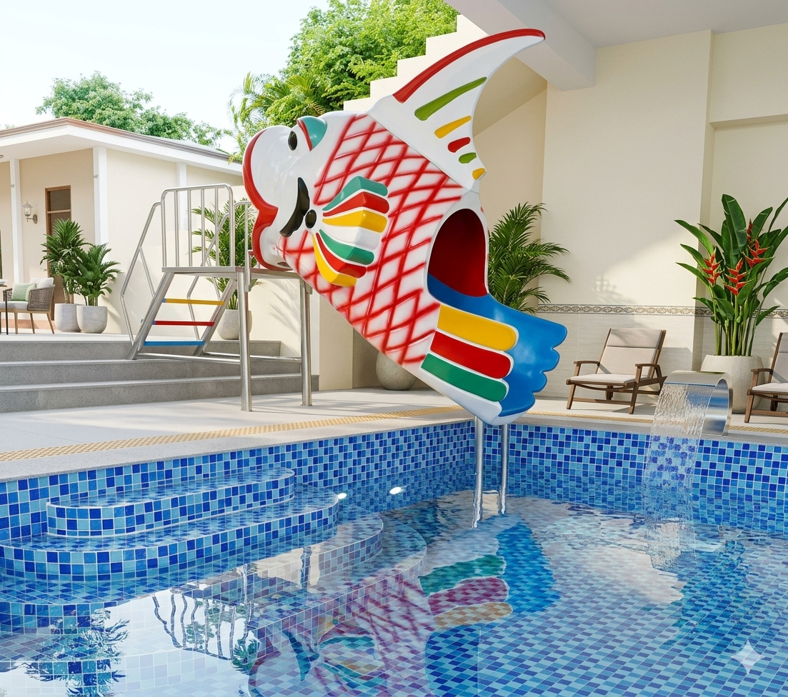 Cầu trượt hồ bơi_HB 004