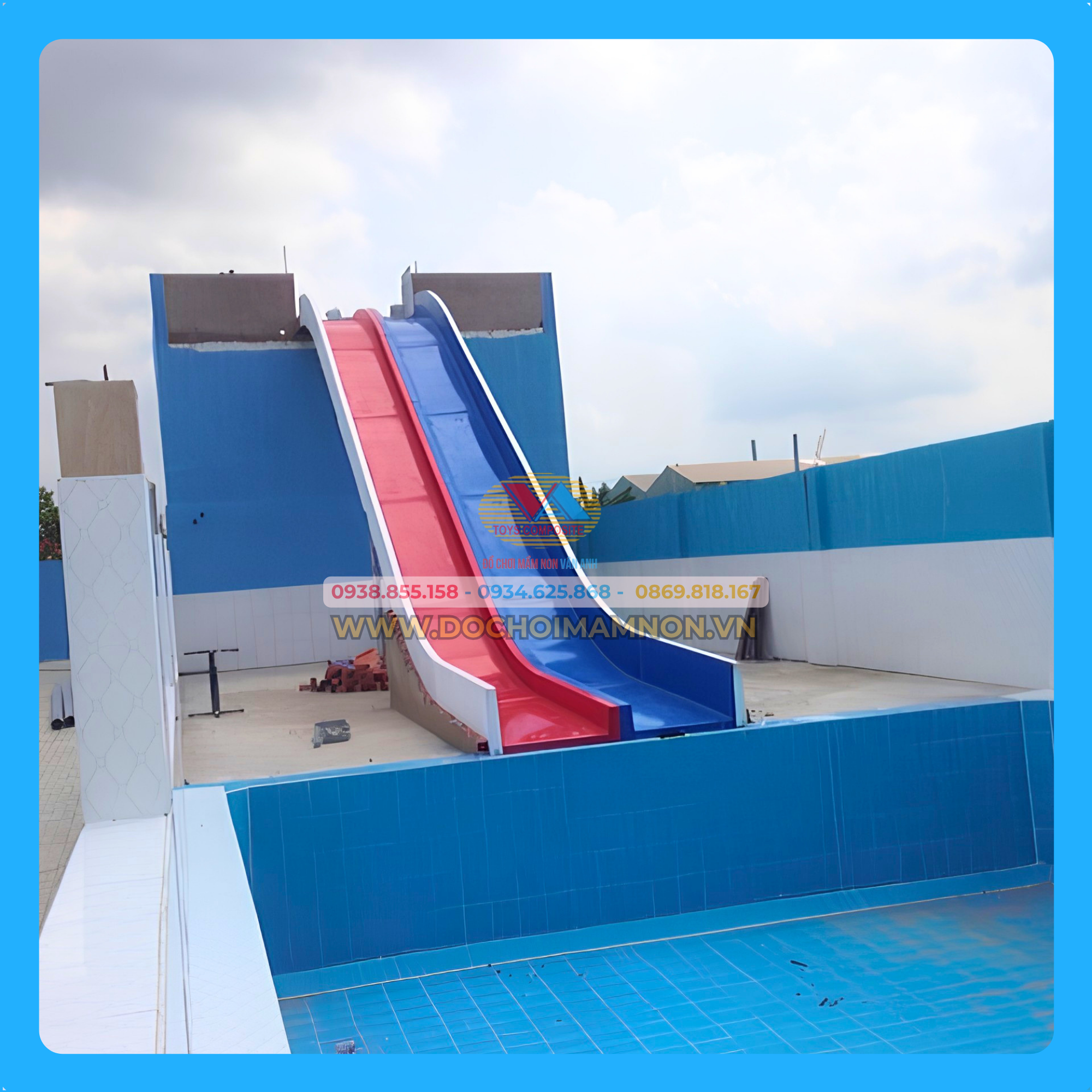 Cầu trượt hồ bơi_HB 007
