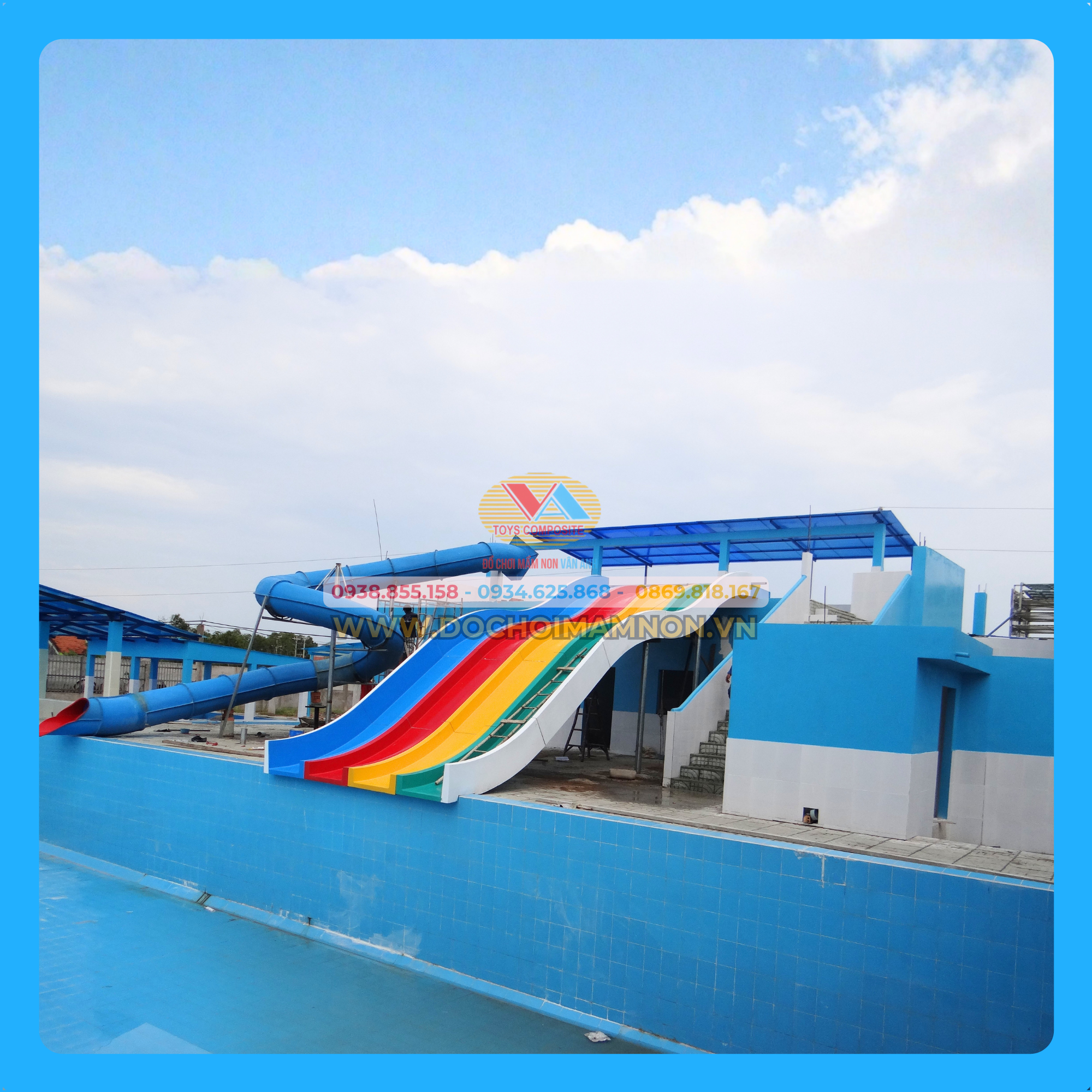Cầu trượt hồ bơi_HB 008