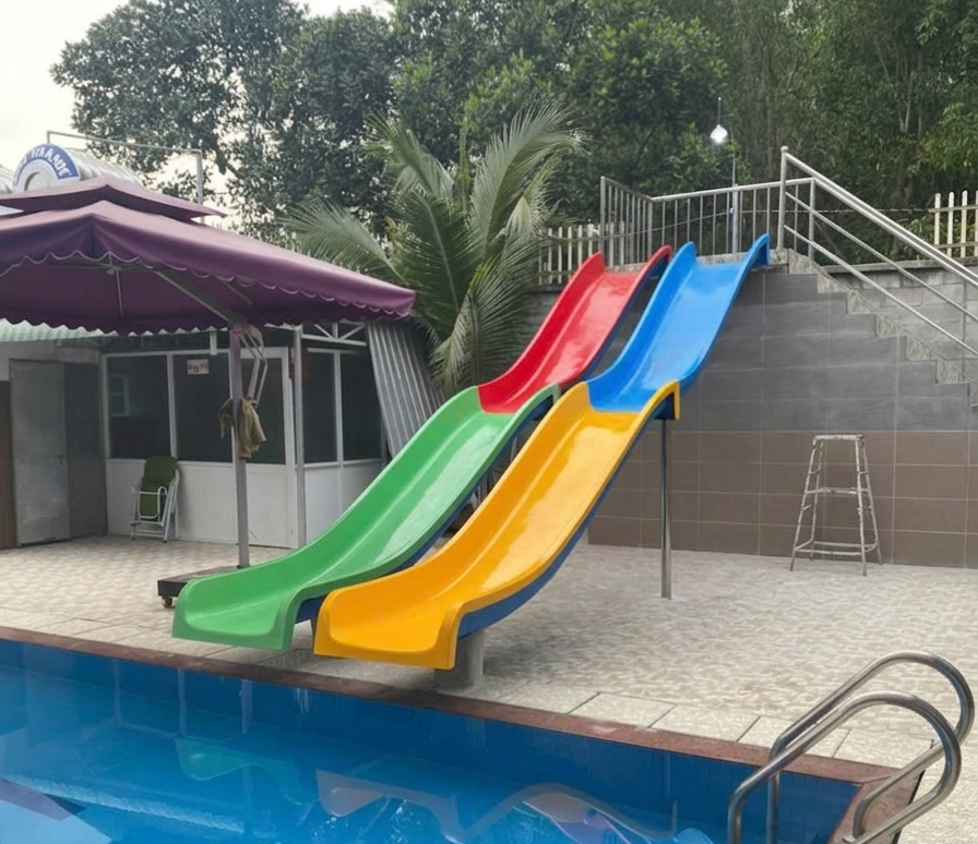 Cầu trượt hồ bơi_HB 010