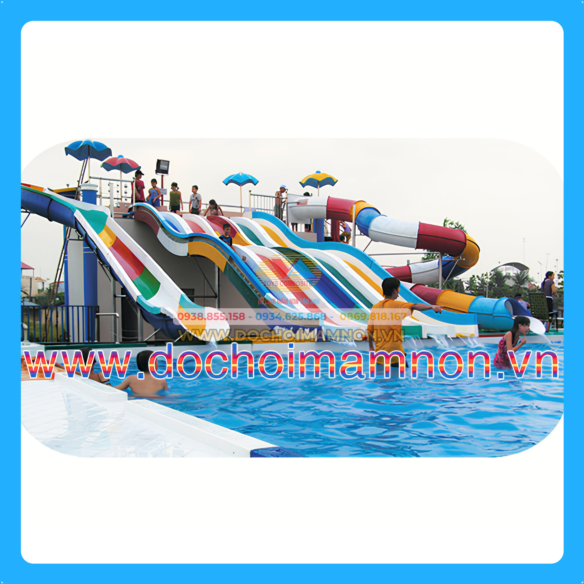 Cầu trượt hồ bơi_HB 012