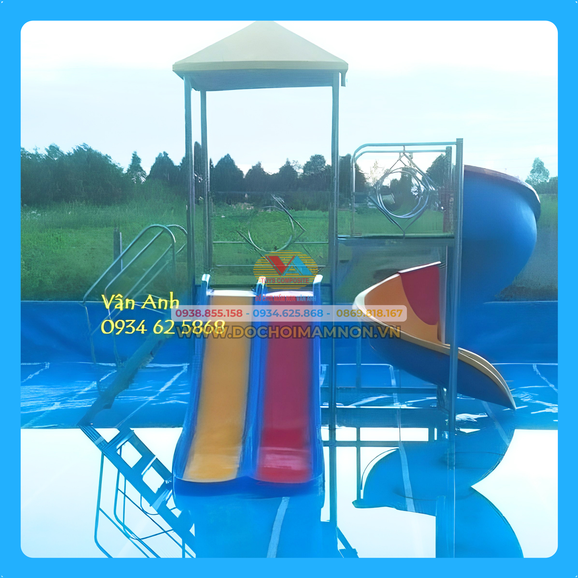 Cầu trượt hồ bơi_HB 016