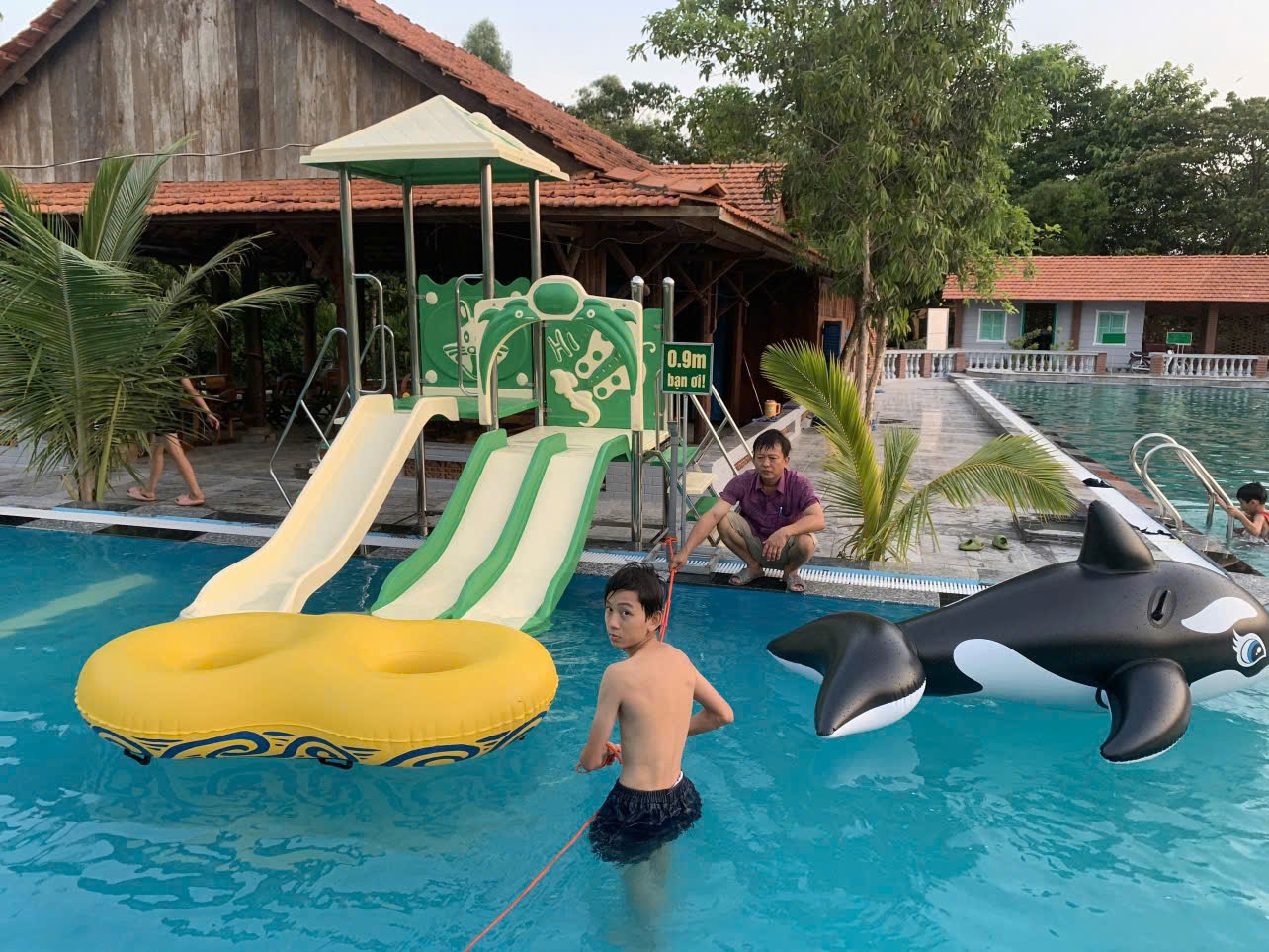 Cầu trượt hồ bơi_HB 019