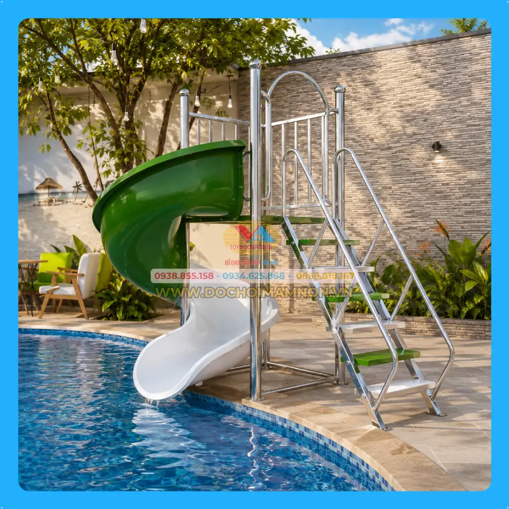 Cầu trượt hồ bơi_HB 005 – ảnh 1