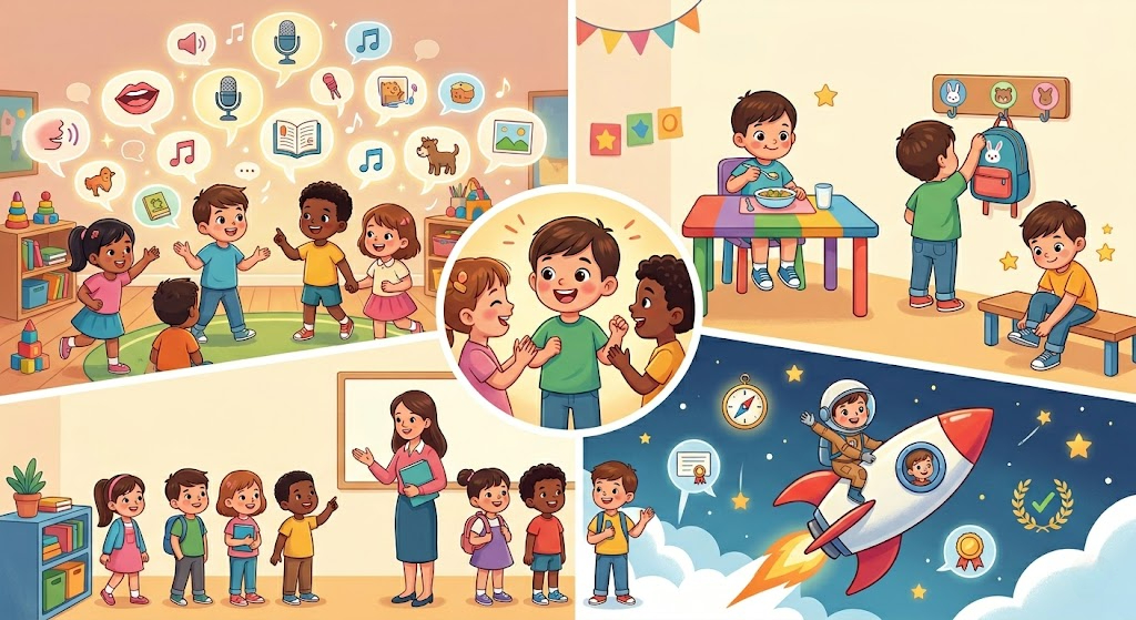 Đi học đúng độ tuổi: Bệ phóng hoàn hảo giúp con bứt phá ngôn ngữ, rèn tính tự lập và chắp cánh tương lai!
