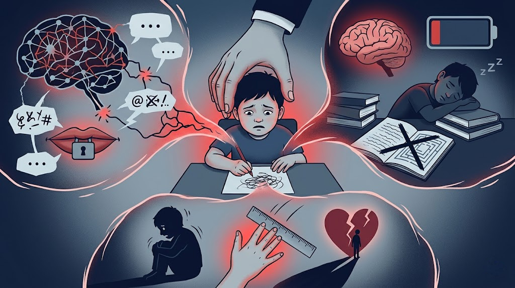 Dưới góc nhìn khoa học, ép trẻ thuận tay trái sử dụng tay phải là một sự cưỡng ép trái tự nhiên, gây ra những xung đột não bộ nghiêm trọng