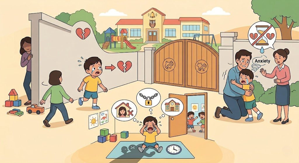 Những sai lầm tâm lý tưởng chừng nhỏ nhặt lại chính là nguyên nhân khiến hội chứng "lo âu xa cách" của trẻ càng thêm trầm trọng