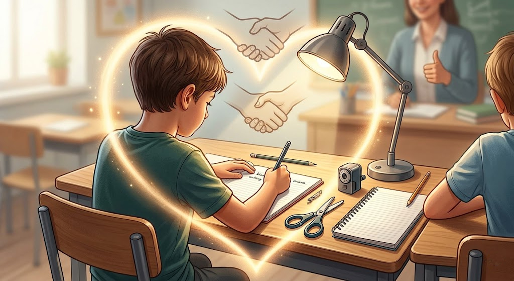 Thay vì bắt con thay đổi, sự đồng hành tinh tế qua các công cụ học tập phù hợp và sự kết nối thấu cảm sẽ giúp trẻ thuận tay trái tự tin tỏa sáng theo cách riêng