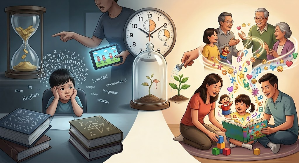 Trẻ cần một người bạn đồng hành để cùng khám phá thế giới, hãy để ngôn ngữ đến với con một cách tự nhiên nhất!