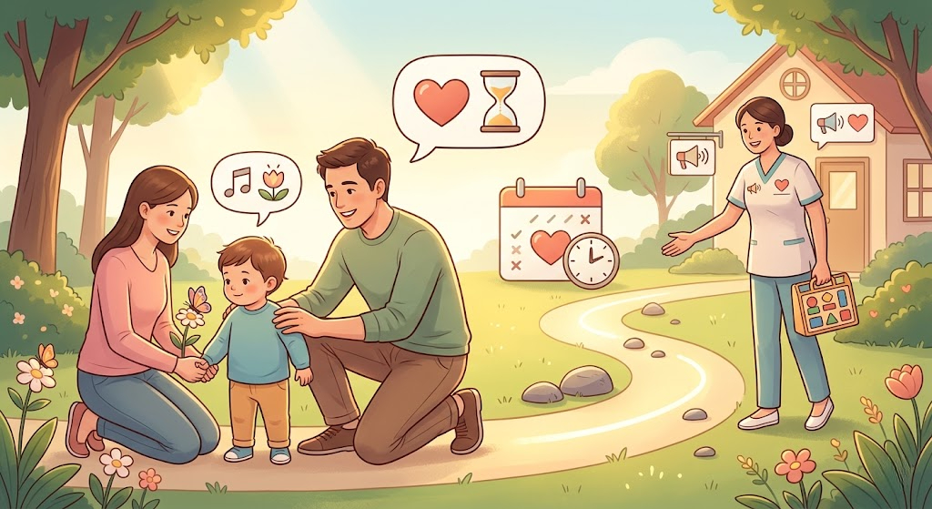 Kiên nhẫn yêu thương can thiệp chuyên môn kịp thời chính là chiếc chìa khóa vàng giúp con tự tin mở ra thế giới ngôn ngữ