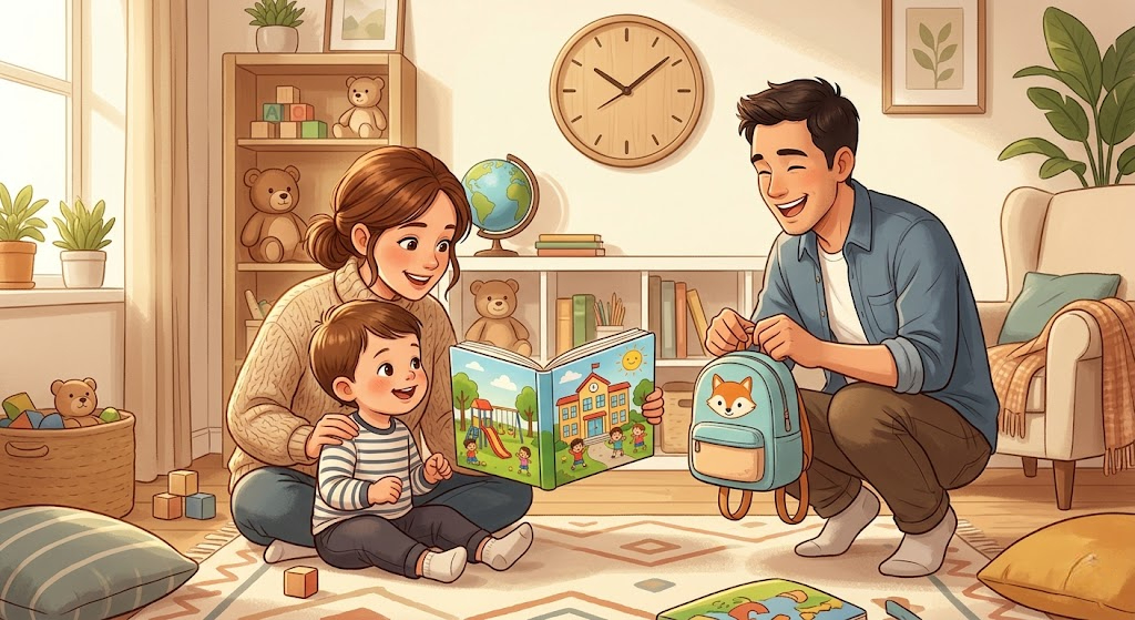 Chuẩn bị tâm lý vững vàng và đồng bộ nhịp sinh học từ nhà đến trường – Chìa khóa vàng giúp ngày đầu tiên đi học của con không còn bỡ ngỡ.