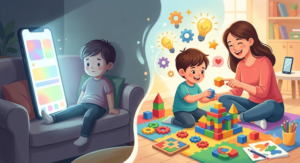 “Cai Nghiện” Điện Thoại Cho Trẻ Bằng 5 Món Đồ Chơi Giáo Dục Kích Thích Trí Não Hiệu Quả