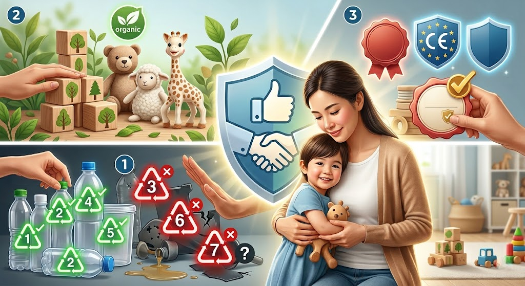 Bảo vệ sức khỏe con yêu bằng cách mua sắm thông thái: Nhận diện đúng mã nhựa, ưu tiên chất liệu tự nhiên và luôn kiểm chứng độ an toàn của đồ chơi