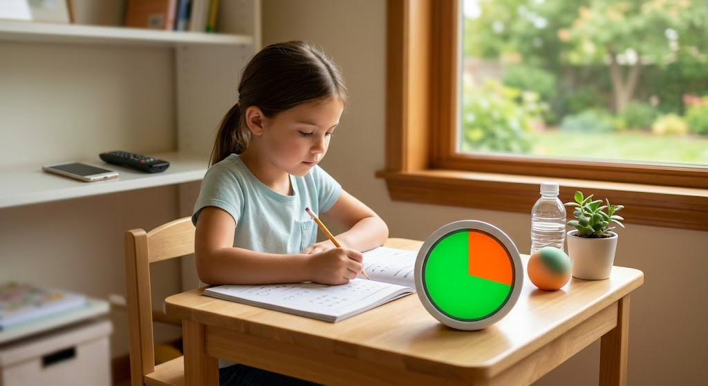 Kỹ thuật "Chia nhỏ thời gian" (Pomodoro phiên bản nhí) giúp tối ưu hóa sự tập trung và hiệu quả học tập của trẻ thông qua các chu kỳ học và nghỉ khoa học, được quản lý bằng trực quan.