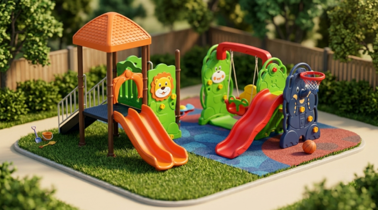 Gợi ý 4 Mẫu Cầu Trượt Nhập Khẩu Tối Ưu Chi Phí Và Không Gian Cho Sân Chơi Mini